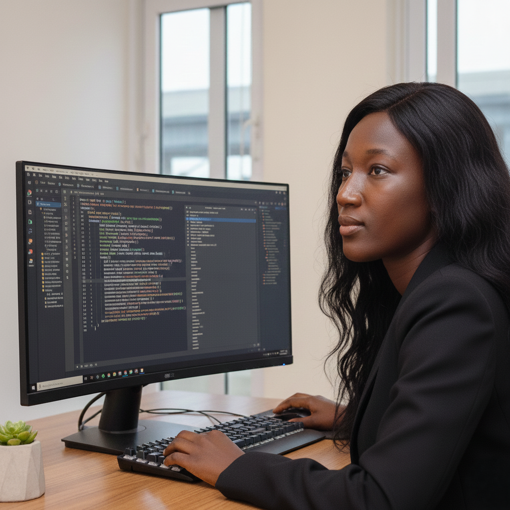 Elisabeth Koffi, développeuse freelance spécialisée en SQL à Saint-Grégoire.
